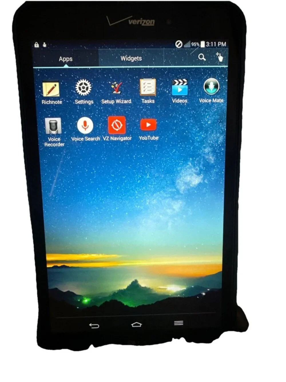 LG-VK810 16gb BLACK (Verizon Unlocked) Tablet + w/Blue Cover READ